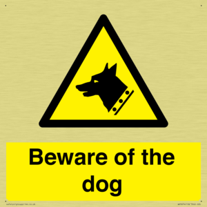 Beware of the dog